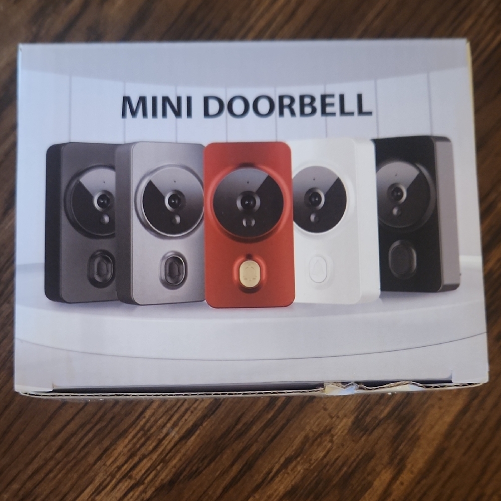 Two New In Box Mini Doorbell Camara In Shiney Black